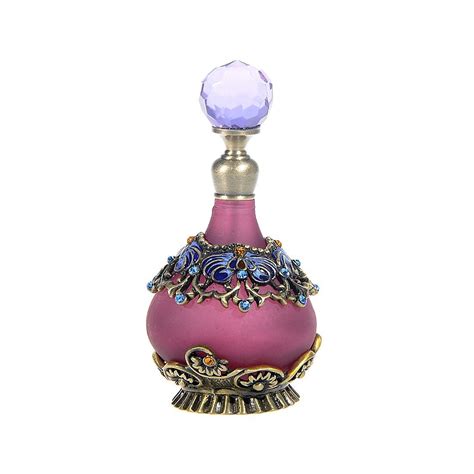 vintage perfume bottle purple